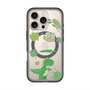 スリムプロテクションプレミアムケース with MagSafe［ DRAWING PAPER Green ］