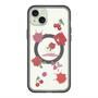 スリムプロテクションプレミアムケース with MagSafe［ DRAWING PAPER Red ］
