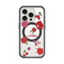 スリムプロテクションプレミアムケース with MagSafe［ DRAWING PAPER Red ］