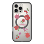 スリムプロテクションプレミアムケース with MagSafe［ DRAWING PAPER Red ］
