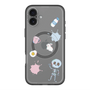 スリムプロテクションプレミアムケース with MagSafe［ DRAWING PAPER White ］