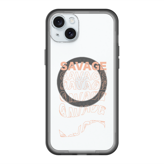 スリムプロテクションプレミアムケース with MagSafe［ SAVAGE Orange ］
