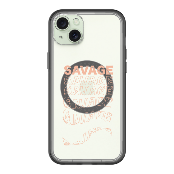 スリムプロテクションプレミアムケース with MagSafe［ SAVAGE Orange ］