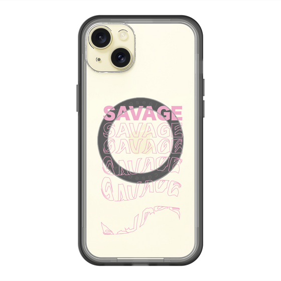 スリムプロテクションプレミアムケース with MagSafe［ SAVAGE Pink ］