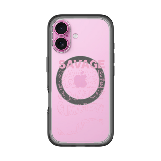 スリムプロテクションプレミアムケース with MagSafe［ SAVAGE Pink ］