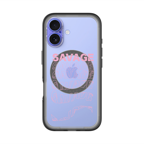 スリムプロテクションプレミアムケース with MagSafe［ SAVAGE Pink ］