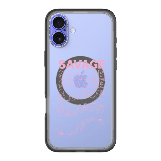 スリムプロテクションプレミアムケース with MagSafe［ SAVAGE Pink ］