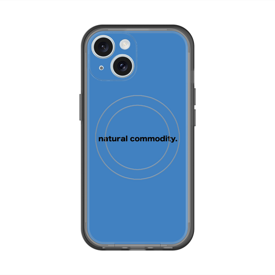 スリムプロテクションプレミアムケース with MagSafe［ NATURAL COMMODITY Blue ］