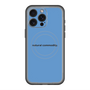 スリムプロテクションプレミアムケース with MagSafe［ NATURAL COMMODITY Blue ］