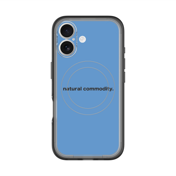 スリムプロテクションプレミアムケース with MagSafe［ NATURAL COMMODITY Blue ］
