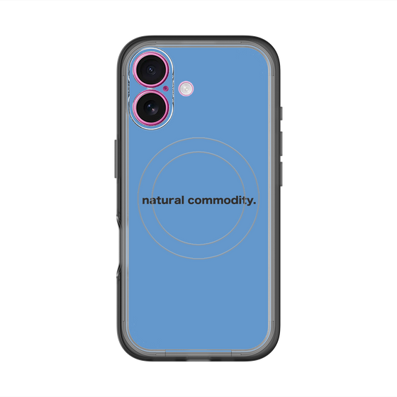 スリムプロテクションプレミアムケース with MagSafe［ NATURAL COMMODITY Blue ］