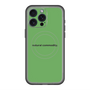 スリムプロテクションプレミアムケース with MagSafe［ NATURAL COMMODITY Green ］