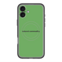 スリムプロテクションプレミアムケース with MagSafe［ NATURAL COMMODITY Green ］