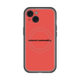 スリムプロテクションプレミアムケース with MagSafe［ NATURAL COMMODITY Red ］