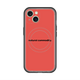 スリムプロテクションプレミアムケース with MagSafe［ NATURAL COMMODITY Red ］