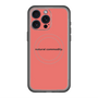スリムプロテクションプレミアムケース with MagSafe［ NATURAL COMMODITY Red ］