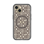 スリムプロテクションプレミアムケース with MagSafe［ LANVIN en Bleu - Logo Pattern - Black ］
