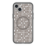 スリムプロテクションプレミアムケース with MagSafe［ LANVIN en Bleu - Logo Pattern - Black ］
