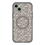 スリムプロテクションプレミアムケース with MagSafe［ LANVIN en Bleu - Logo Pattern - Black ］
