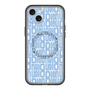 スリムプロテクションプレミアムケース with MagSafe［ LANVIN en Bleu - Logo Pattern - Blue ］