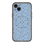 スリムプロテクションプレミアムケース with MagSafe［ LANVIN en Bleu - Logo Pattern - Blue ］