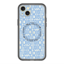 スリムプロテクションプレミアムケース with MagSafe［ LANVIN en Bleu - Logo Pattern - Blue ］