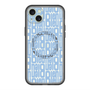 スリムプロテクションプレミアムケース with MagSafe［ LANVIN en Bleu - Logo Pattern - Blue ］