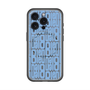 スリムプロテクションプレミアムケース with MagSafe［ LANVIN en Bleu - Logo Pattern - Blue ］