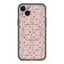 スリムプロテクションプレミアムケース with MagSafe［ LANVIN en Bleu - Logo Pattern - Pink ］