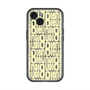スリムプロテクションプレミアムケース with MagSafe［ LANVIN en Bleu - Logo Pattern - Yellow ］