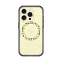 スリムプロテクションプレミアムケース with MagSafe［ LANVIN en Bleu - Logo Pattern - Yellow ］