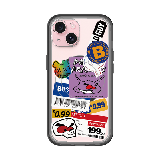 スリムプロテクションプレミアムケース with MagSafe［ Demon Friends Sticker .1 ］
