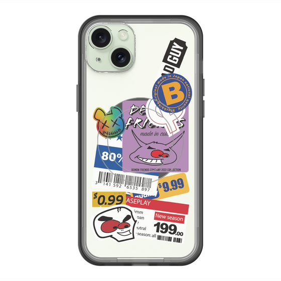スリムプロテクションプレミアムケース with MagSafe［ Demon Friends Sticker .1 ］