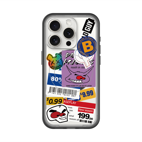 スリムプロテクションプレミアムケース with MagSafe［ Demon Friends Sticker .1 ］