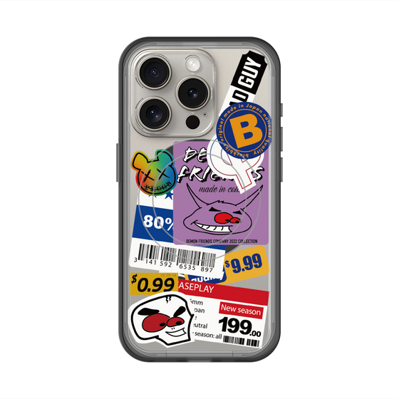 スリムプロテクションプレミアムケース with MagSafe［ Demon Friends Sticker .1 ］