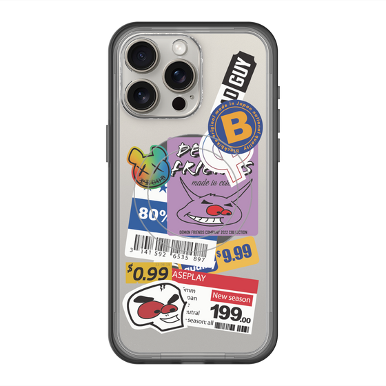 スリムプロテクションプレミアムケース with MagSafe［ Demon Friends Sticker .1 ］