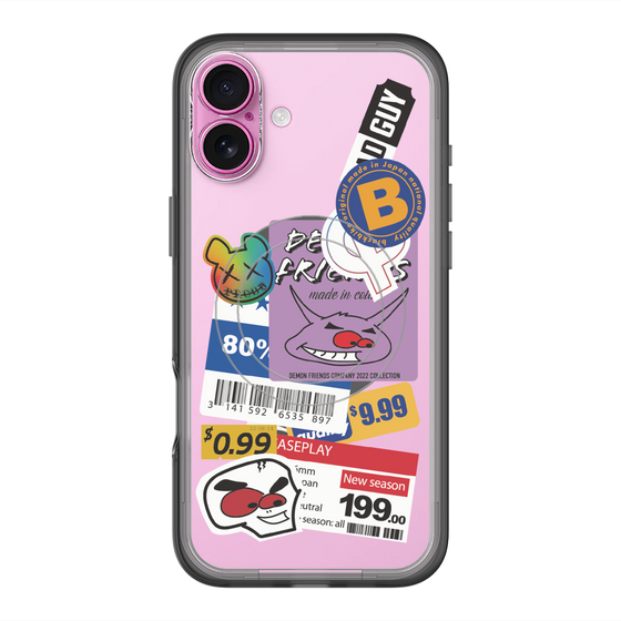 スリムプロテクションプレミアムケース with MagSafe［ Demon Friends Sticker .1 ］