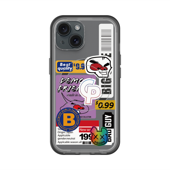 スリムプロテクションプレミアムケース with MagSafe［ Demon Friends Sticker .2 ］