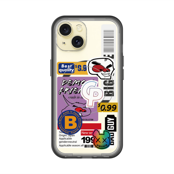 スリムプロテクションプレミアムケース with MagSafe［ Demon Friends Sticker .2 ］