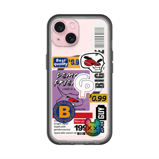 スリムプロテクションプレミアムケース with MagSafe［ Demon Friends Sticker .2 ］