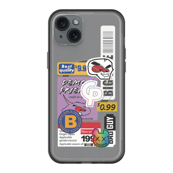 スリムプロテクションプレミアムケース with MagSafe［ Demon Friends Sticker .2 ］