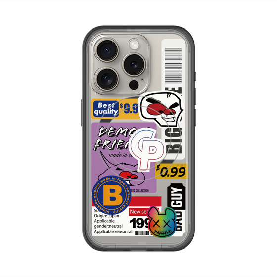 スリムプロテクションプレミアムケース with MagSafe［ Demon Friends Sticker .2 ］