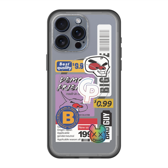 スリムプロテクションプレミアムケース with MagSafe［ Demon Friends Sticker .2 ］