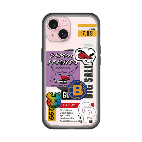 スリムプロテクションプレミアムケース with MagSafe［ Demon Friends Sticker .4 ］