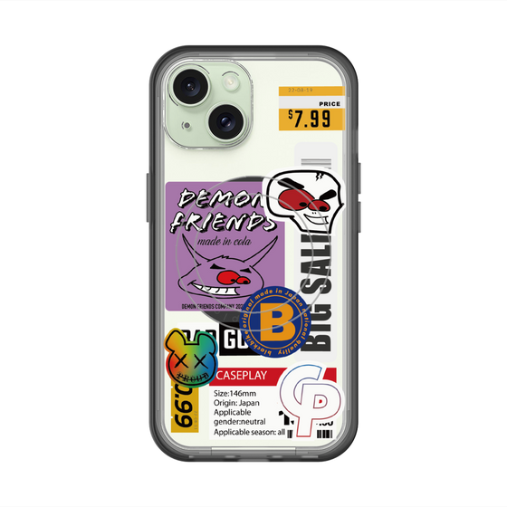 スリムプロテクションプレミアムケース with MagSafe［ Demon Friends Sticker .4 ］