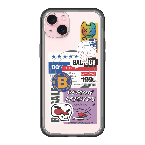 スリムプロテクションプレミアムケース with MagSafe［ Demon Friends Sticker .5 ］
