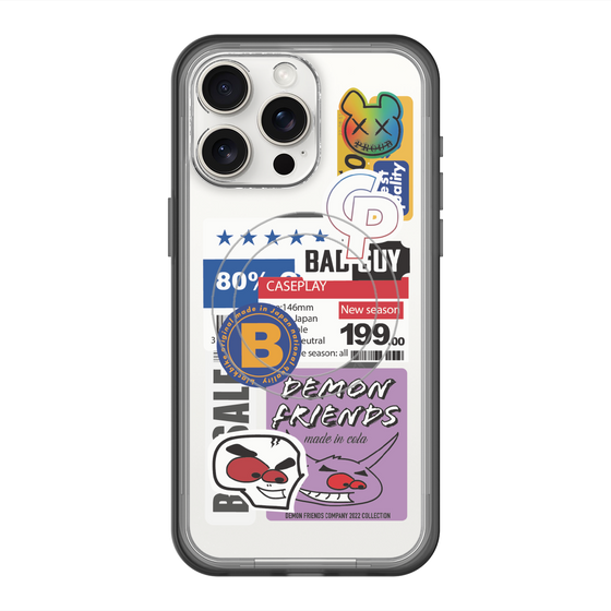 スリムプロテクションプレミアムケース with MagSafe［ Demon Friends Sticker .5 ］