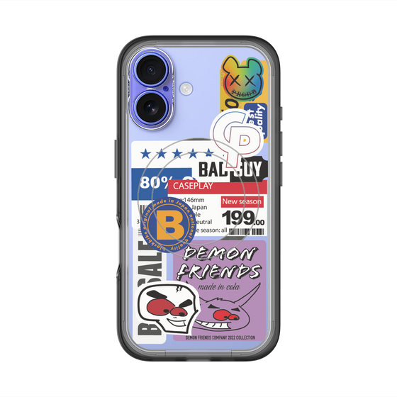 スリムプロテクションプレミアムケース with MagSafe［ Demon Friends Sticker .5 ］