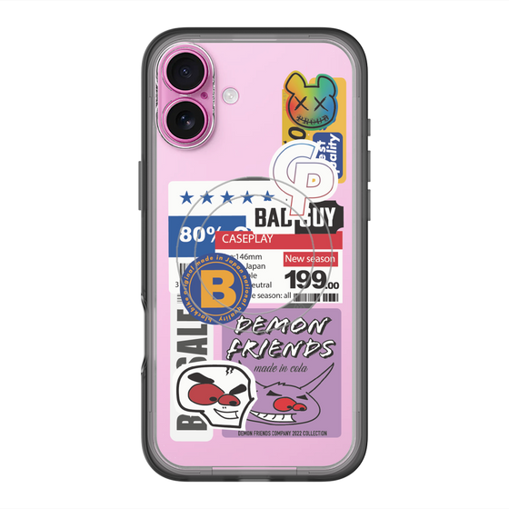 スリムプロテクションプレミアムケース with MagSafe［ Demon Friends Sticker .5 ］