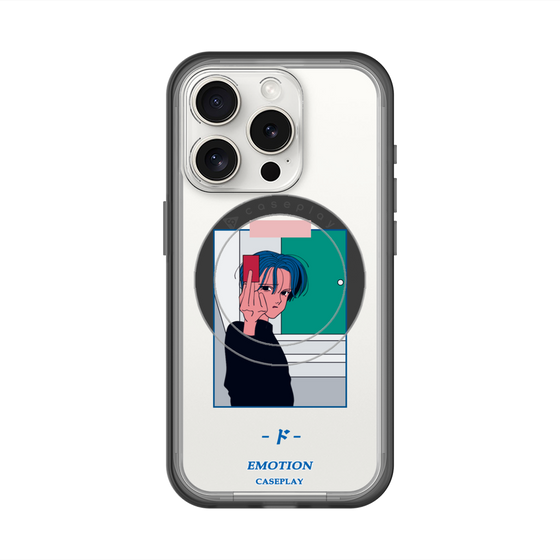 スリムプロテクションプレミアムケース with MagSafe［ 喜怒アイ楽 -怒- ］